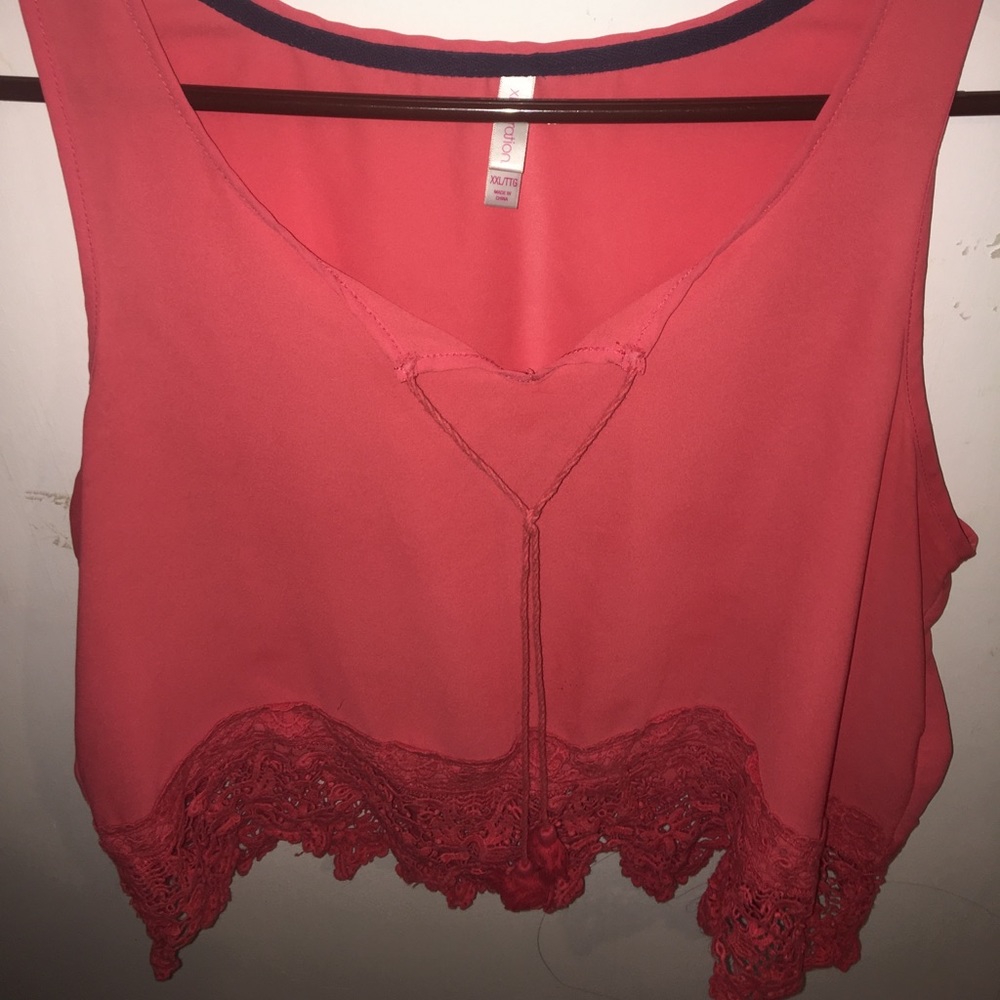 Summer lace crop top